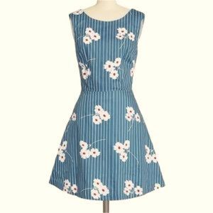 ModCloth I Know A Shortcut Floral Dress